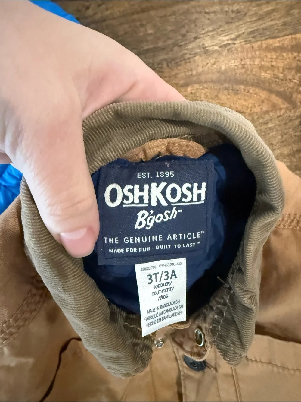 OshKosh B'gosh Toddler Tan Barn Utility Jacket